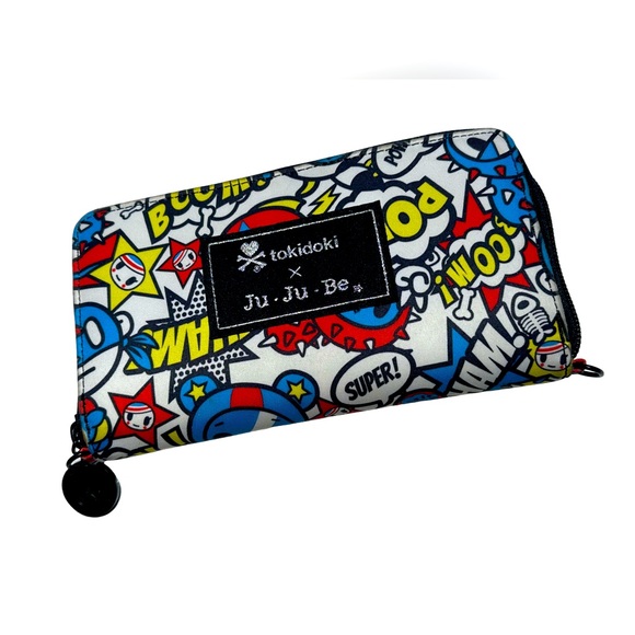 JuJuBe x Tokidoki Comic Pop Zip Wallet | HTF Discontinued Print - Picture 1 of 5